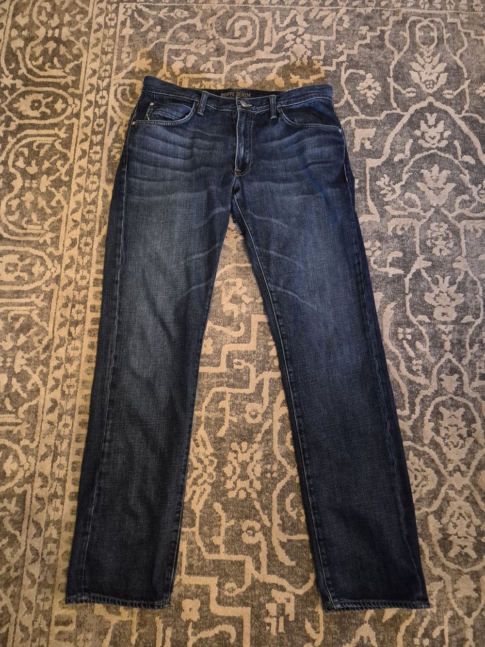 Agave Men's Indigo Straight Jeans Size W36/L34